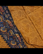 Ajrakh Print Malai Silk Saree - Traditional Elegance for Every Occasion - All things Beautiful ✨️