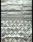 Beige Handwoven Jute Cotton Saree - Premium Quality ATB Collection - All things Beautiful ✨️