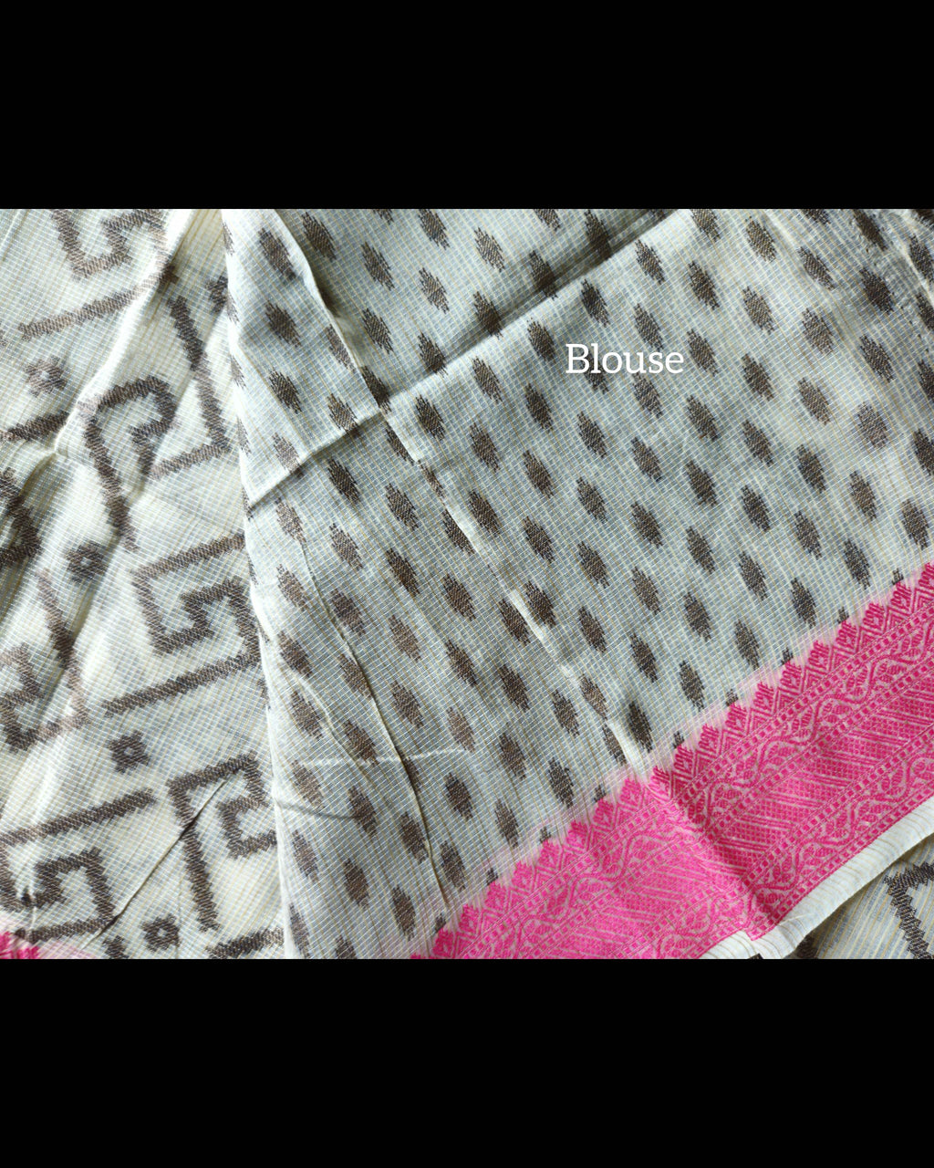 Beige Handwoven Jute Cotton Saree - Premium Quality ATB Collection - All things Beautiful ✨️