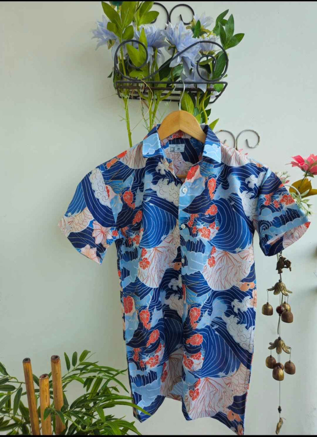 Blue Waves Shirt - ATB Stylish Ocean-Inspired Apparel - All things Beautiful ✨️