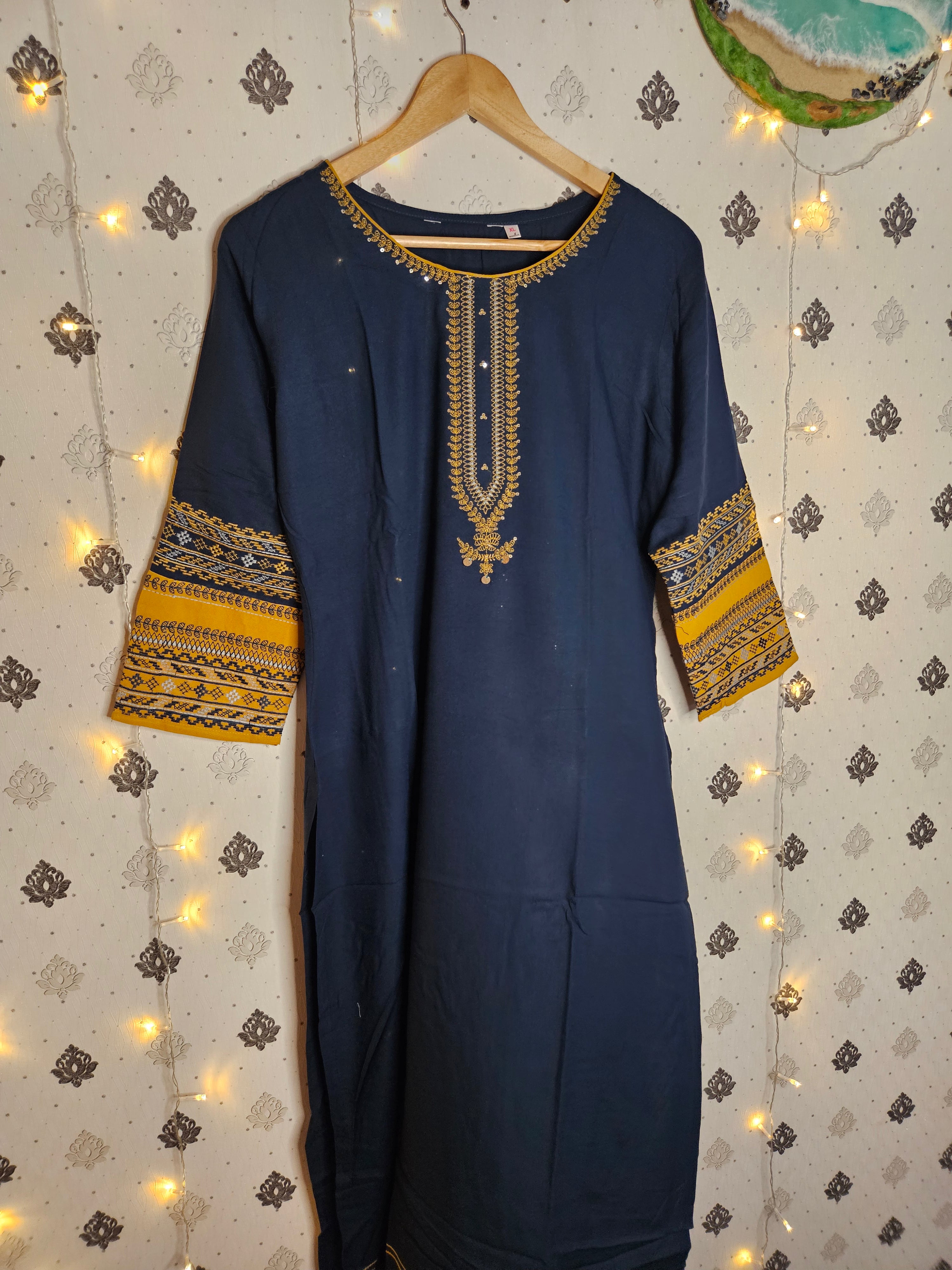 Daily wear embroidered women's kurta - ATB - All things Beautiful ✨️