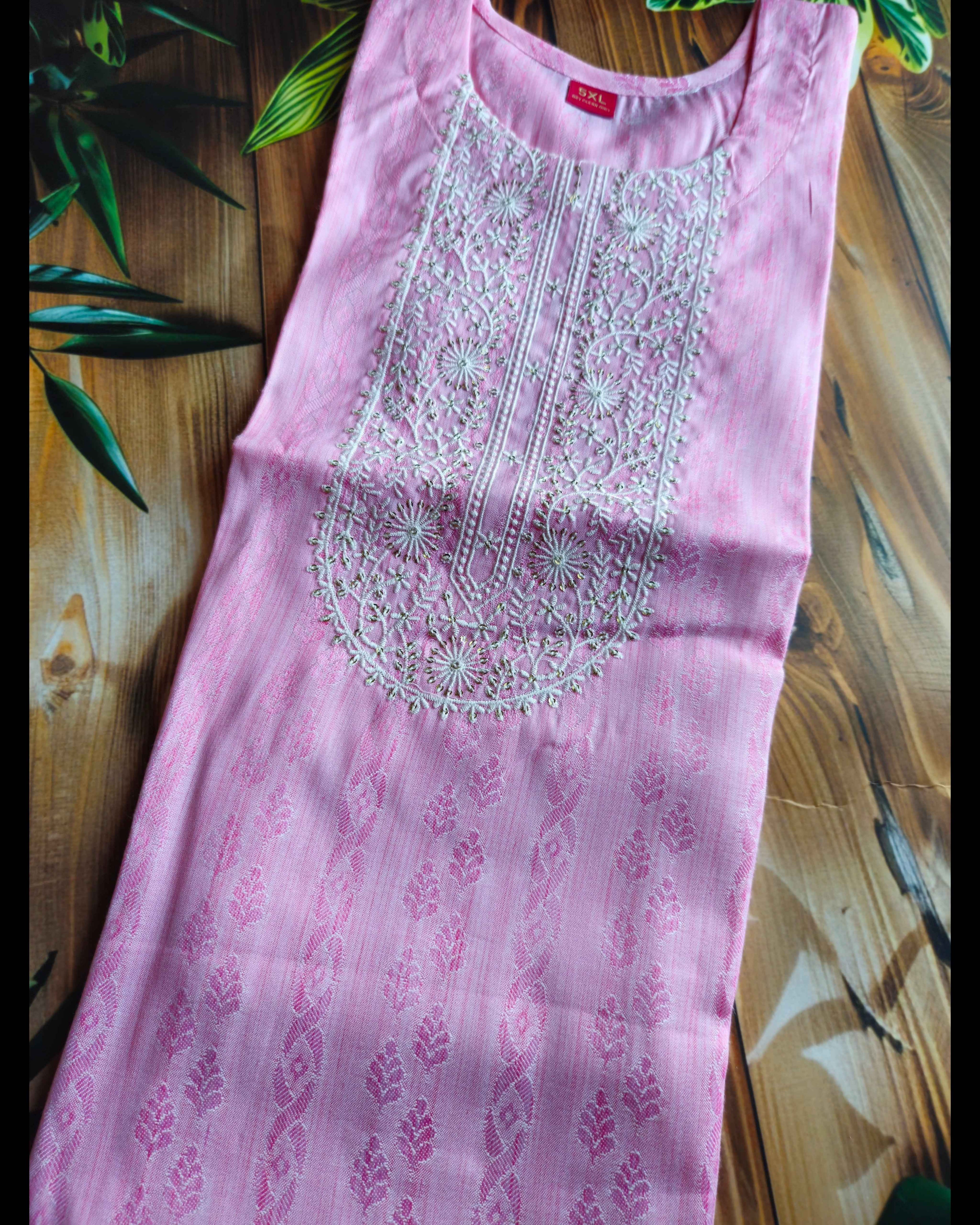 Embroidered Kurta - curvy collection- ATB - All things Beautiful ✨️