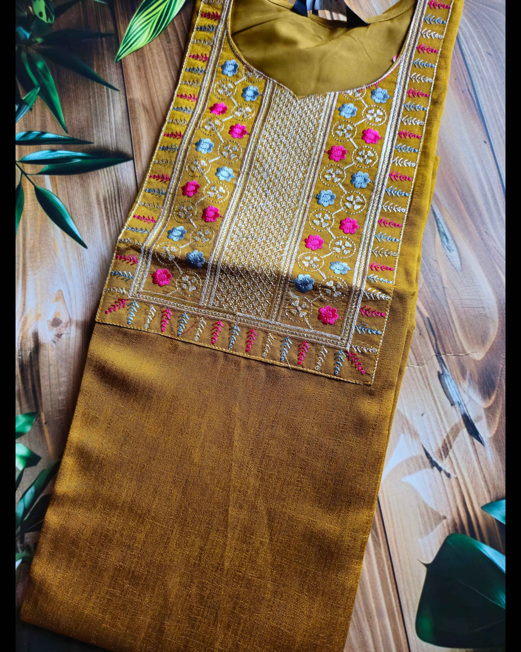Embroidered kurta- Curvy collection - ATB