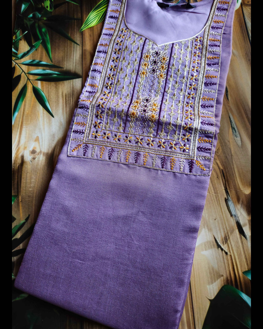 Embroidered kurta- Curvy collection - ATB