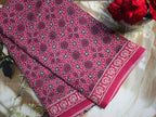 Jaipur Print Linen Sarees - Elegant and Stylish ATB Collection