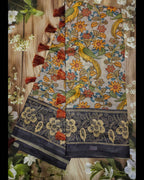 Kalamkari Chanderi Cotton Sarees - Elegant Handcrafted Indian Fashion ATB