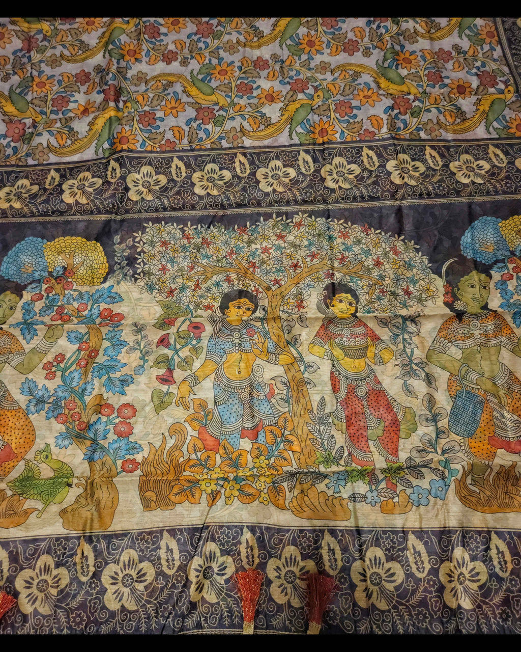 Kalamkari Chanderi Cotton Sarees - Elegant Handcrafted Indian Fashion ATB