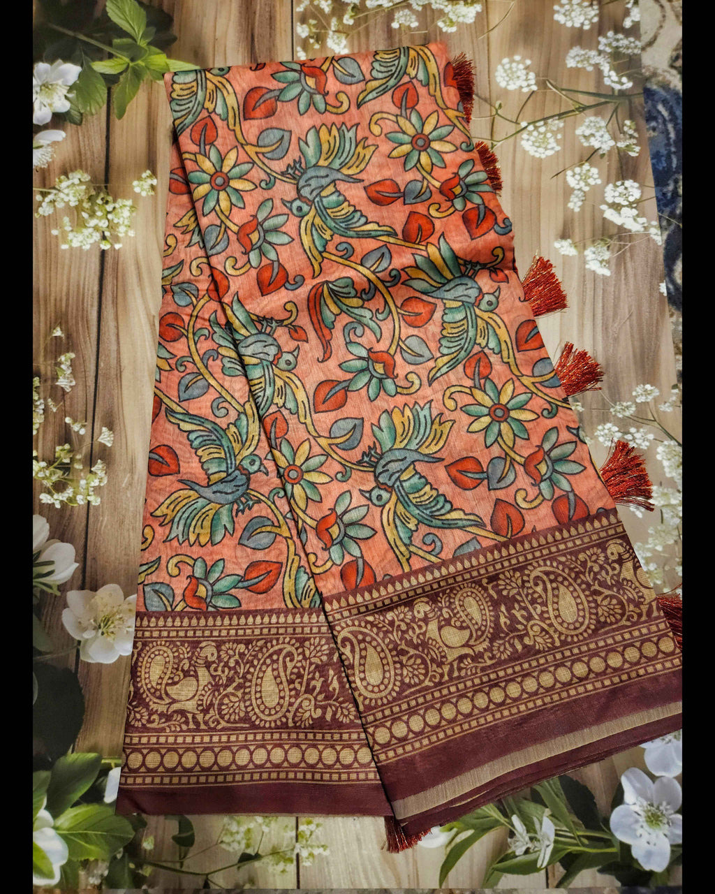 Kalamkari Chanderi Cotton Sarees - Elegant Handcrafted Indian Fashion ATB