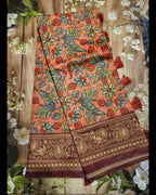 Kalamkari Chanderi Cotton Sarees - Elegant Handcrafted Indian Fashion ATB