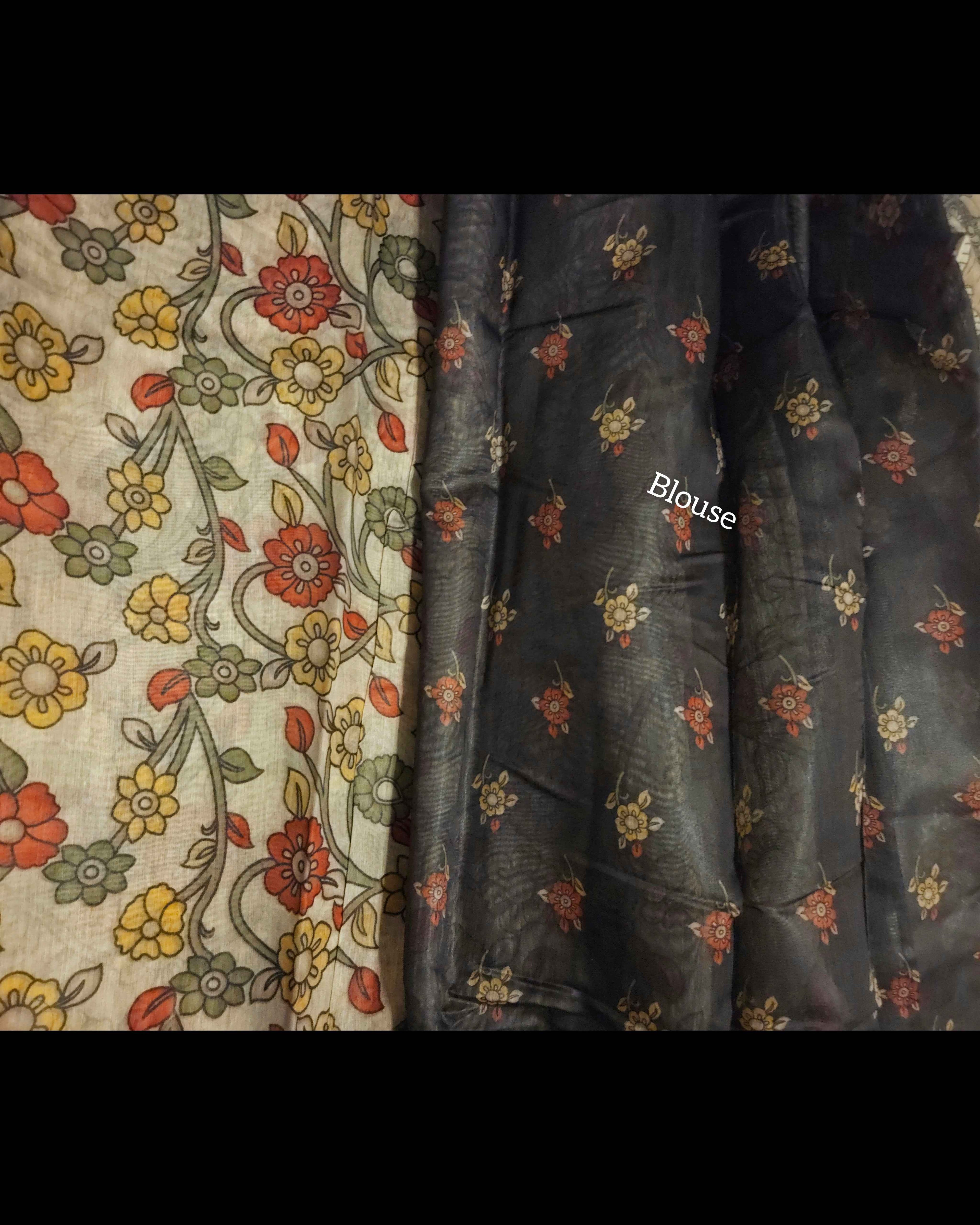 Kalamkari Chanderi Cotton Sarees - Elegant Handcrafted Indian Fashion ATB - All things Beautiful ✨️