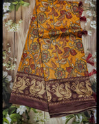 Kalamkari Chanderi Cotton Sarees - Elegant Handcrafted Indian Fashion ATB