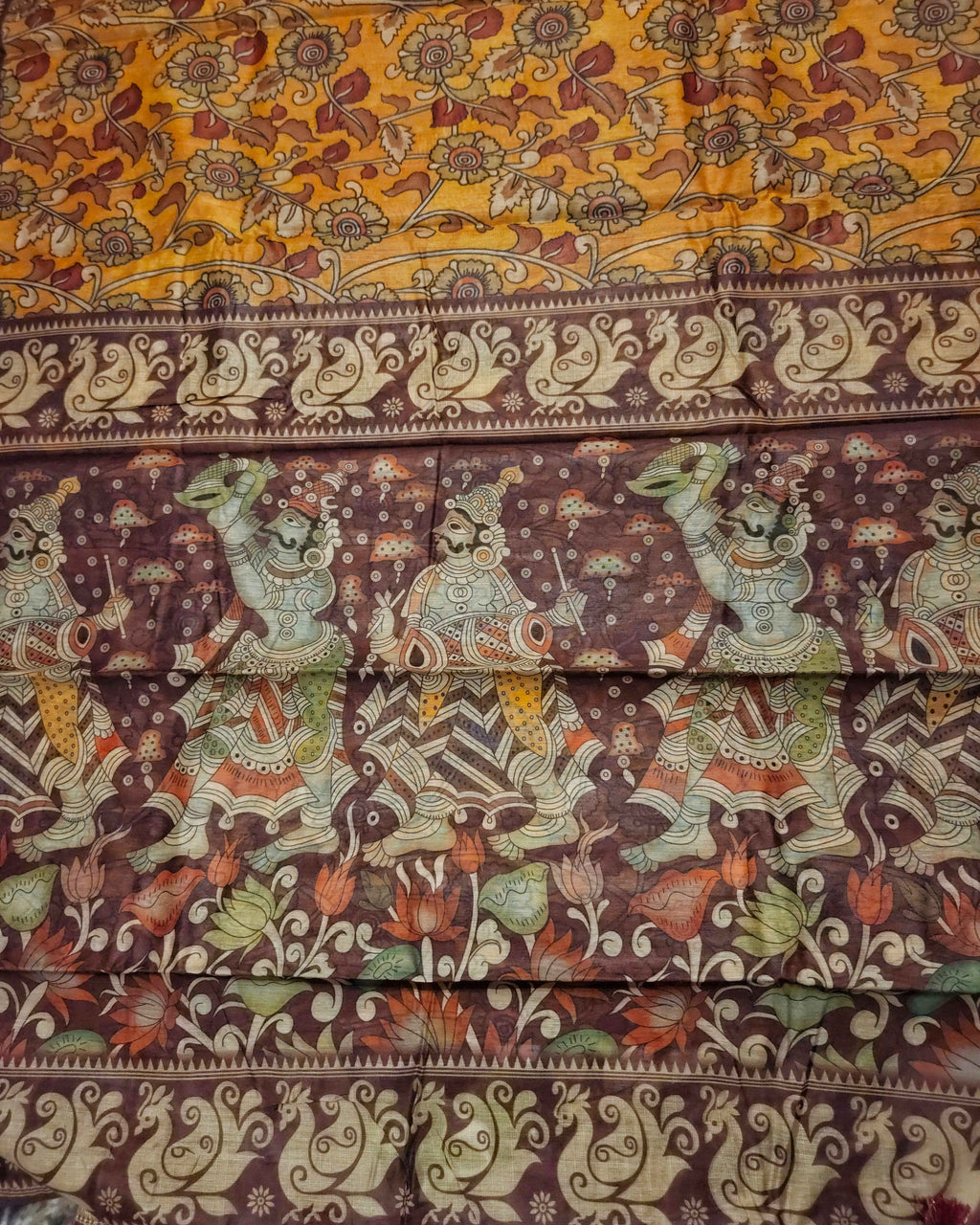 Kalamkari Chanderi Cotton Sarees - Elegant Handcrafted Indian Fashion ATB
