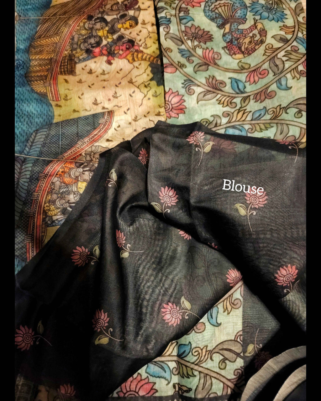 Kalamkari Chanderi Cotton Sarees - Elegant Handcrafted Indian Fashion ATB