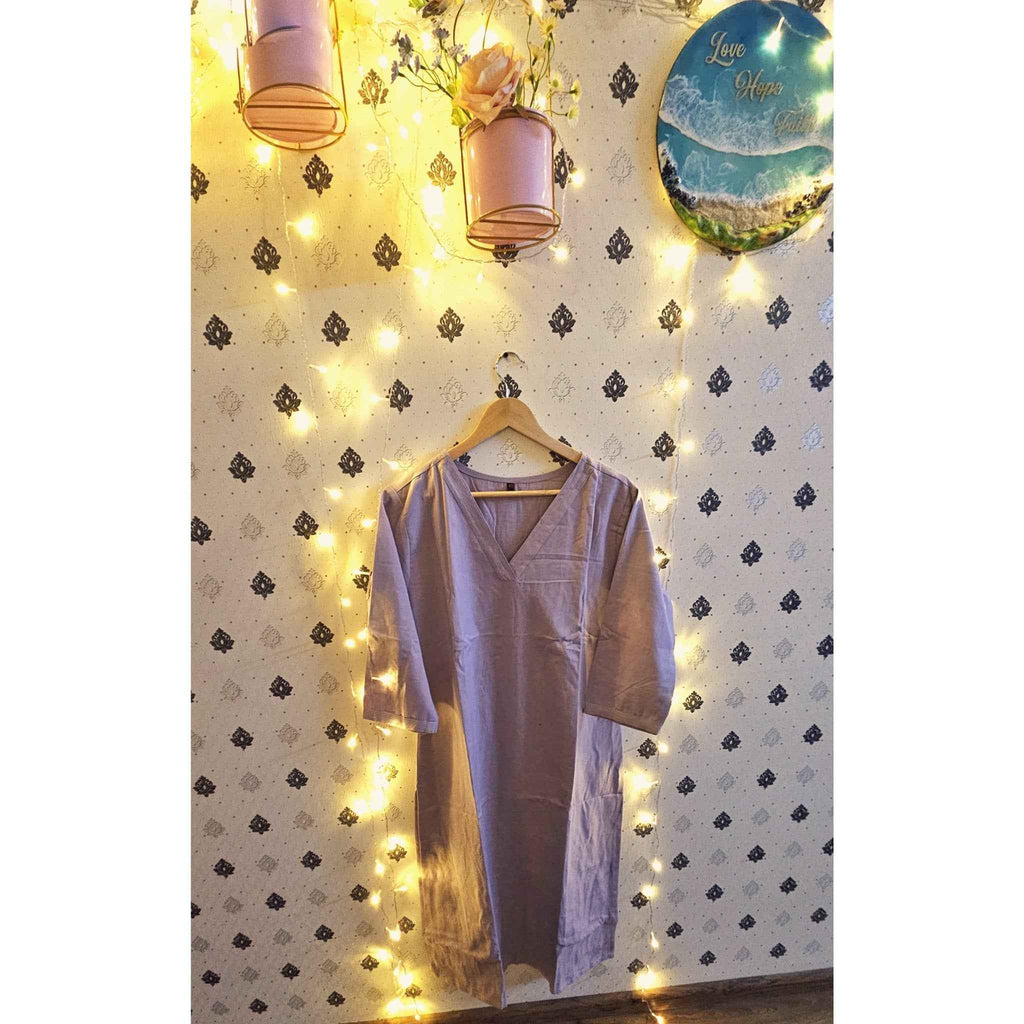Lavender Kurta Set - ATB
