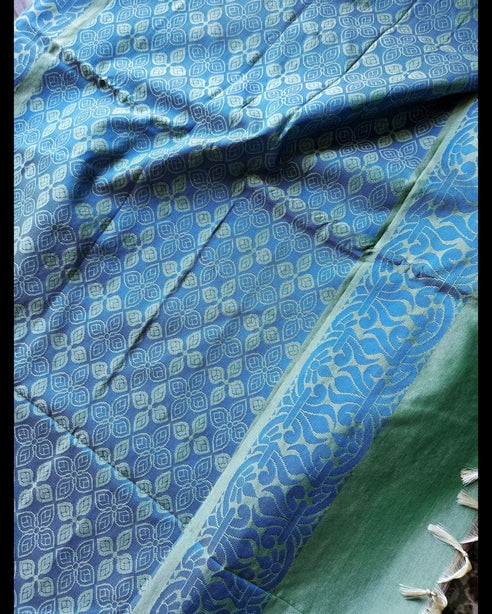 Light beige - Jute Cotton Premium Handwoven Sarees - ATB - All things Beautiful ✨️
