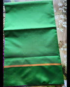 Parrot Green Handloom Silk Saree - Elegant Traditional Attire by ATB