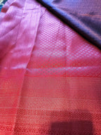 Pinkish purple dual tone - soft silk saree - ATB