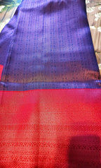 Pinkish purple dual tone - soft silk saree - ATB