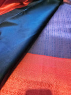 Pinkish purple dual tone - soft silk saree - ATB