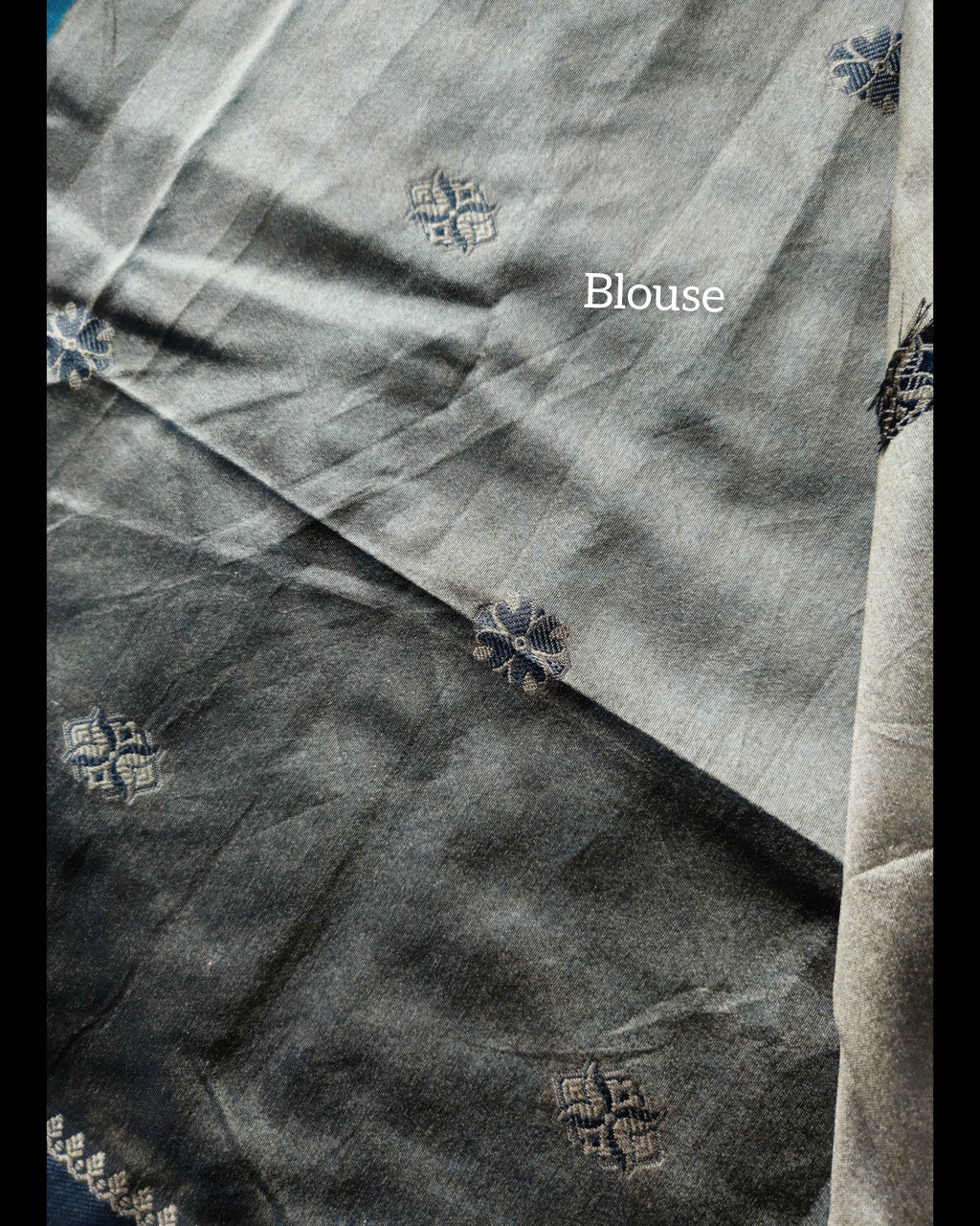 Teal Green Handwoven Sarees - Premium Jute Cotton Fibres, Handpicked & Handwoven by ATB