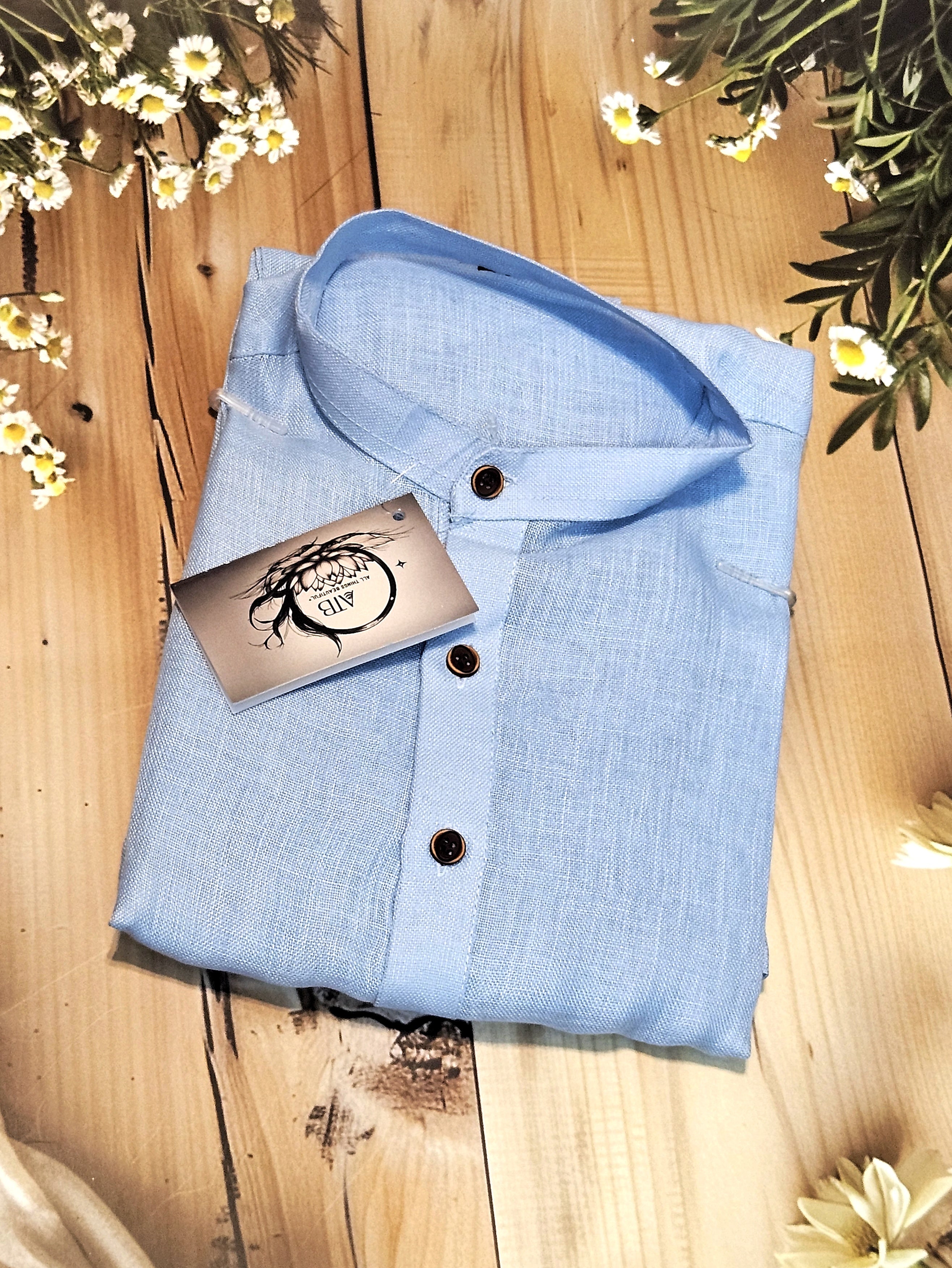 Men's Short Kurta - Full Sleeves - ATB - All things Beautiful ✨️