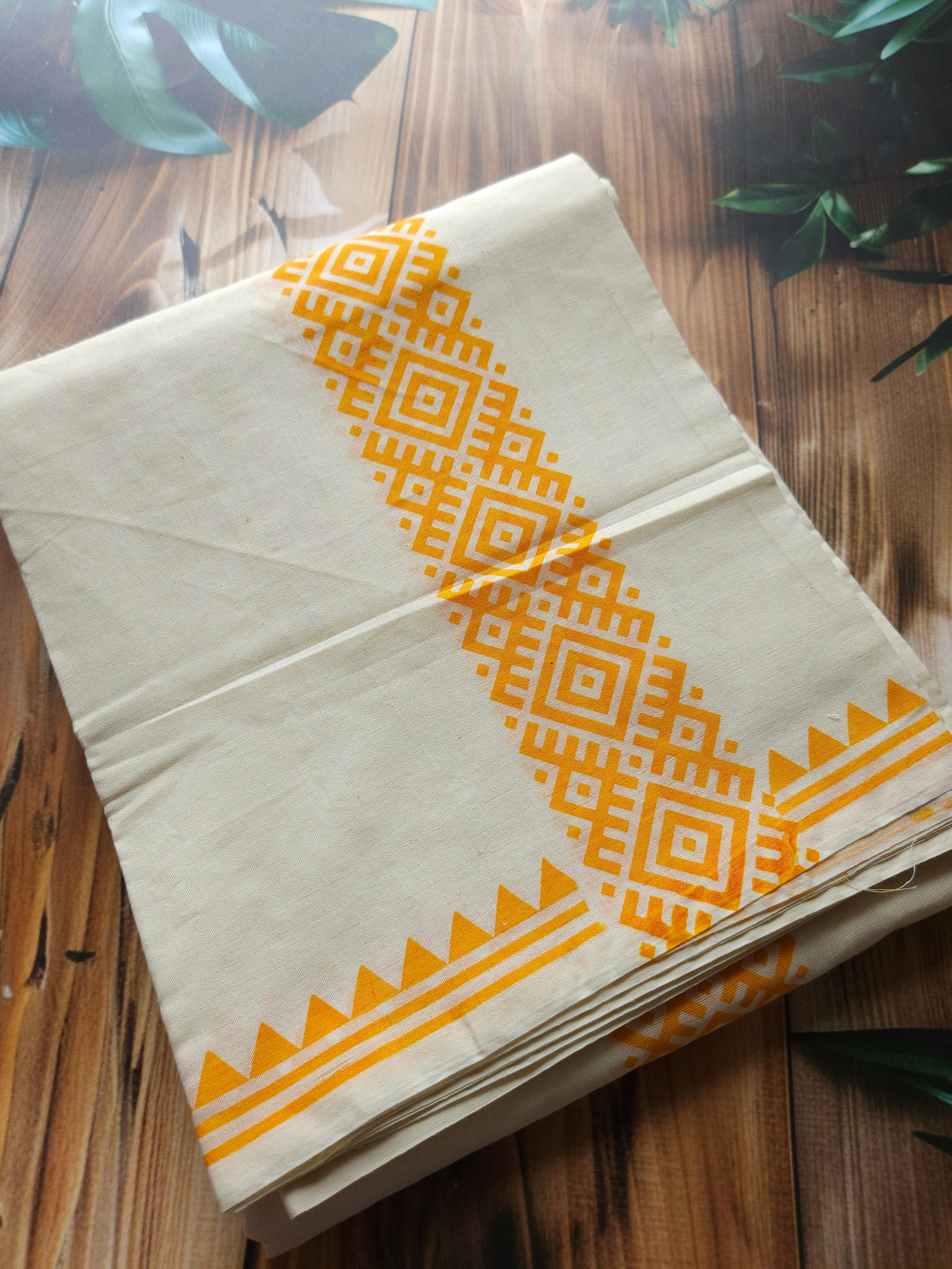 Handblock Printed Mundu - Men's wear - ATB - All things Beautiful ✨️