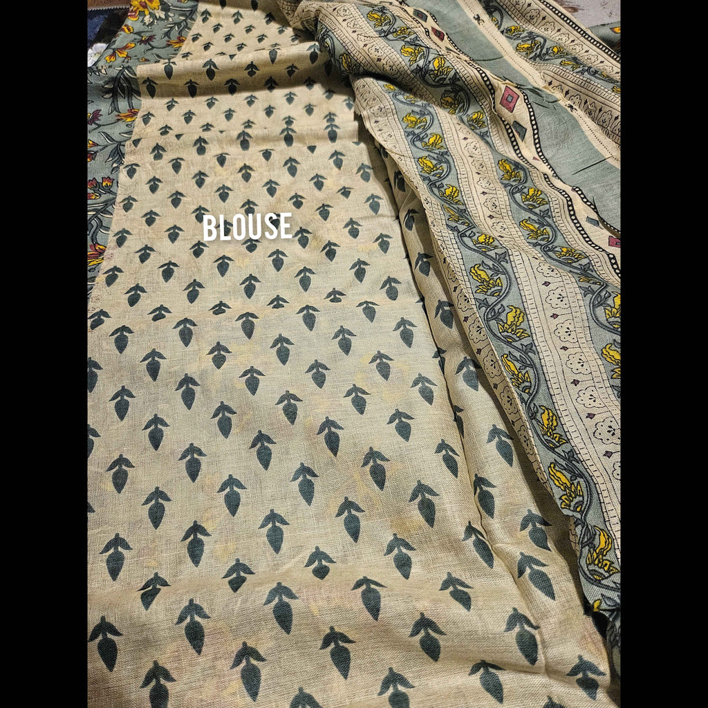 Mul Cotton Jaipur Print Sarees - Elegant ATB Collection of Jaipur Print Mul Cotton Sarees