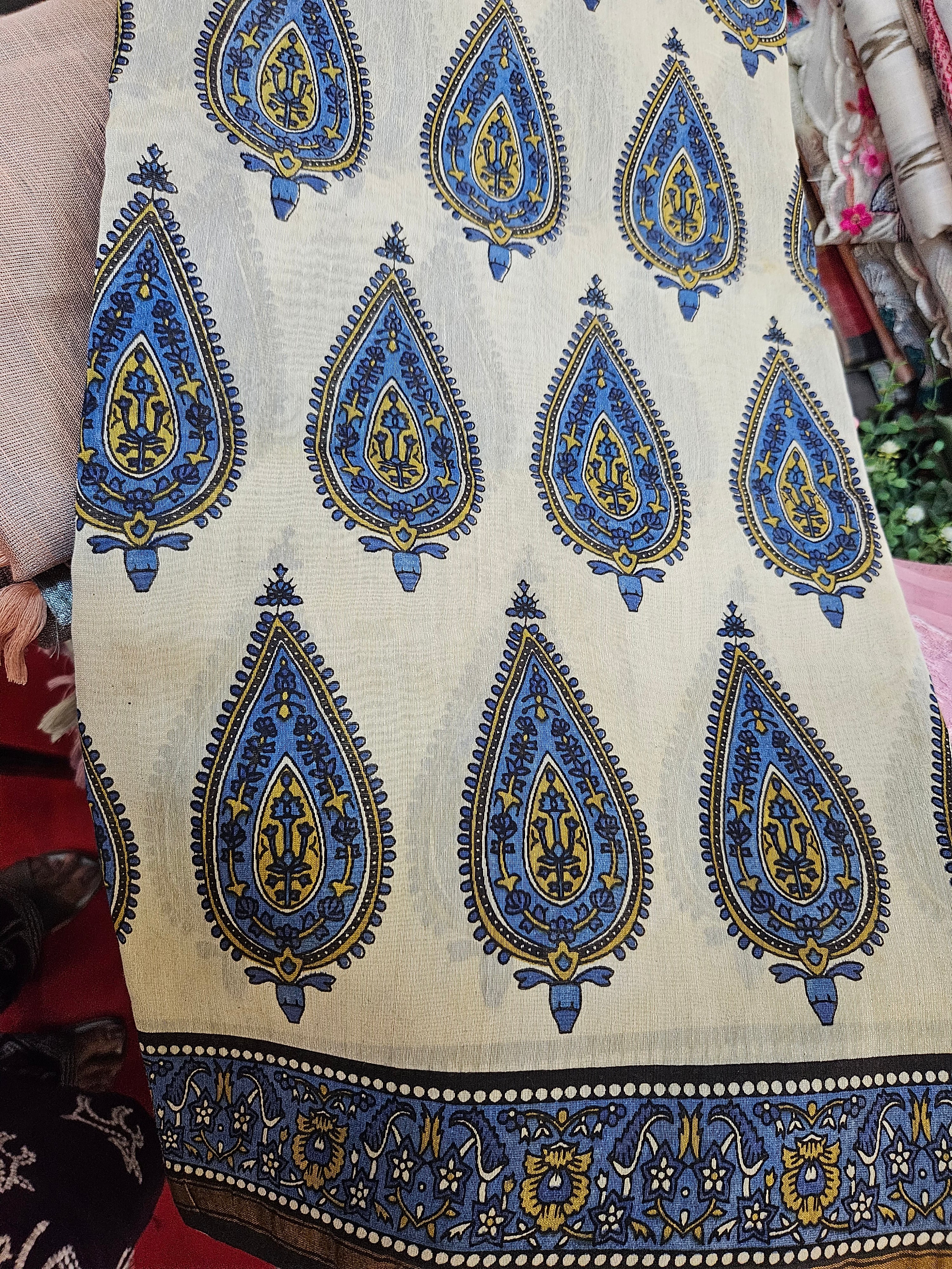 Chanderi cotton with Jaipur Handblock prints - All things Beautiful ✨️