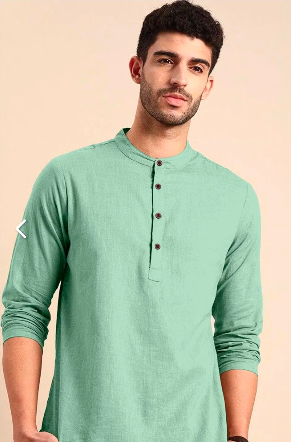 Men's Short Kurta - Full Sleeves - ATB - All things Beautiful ✨️