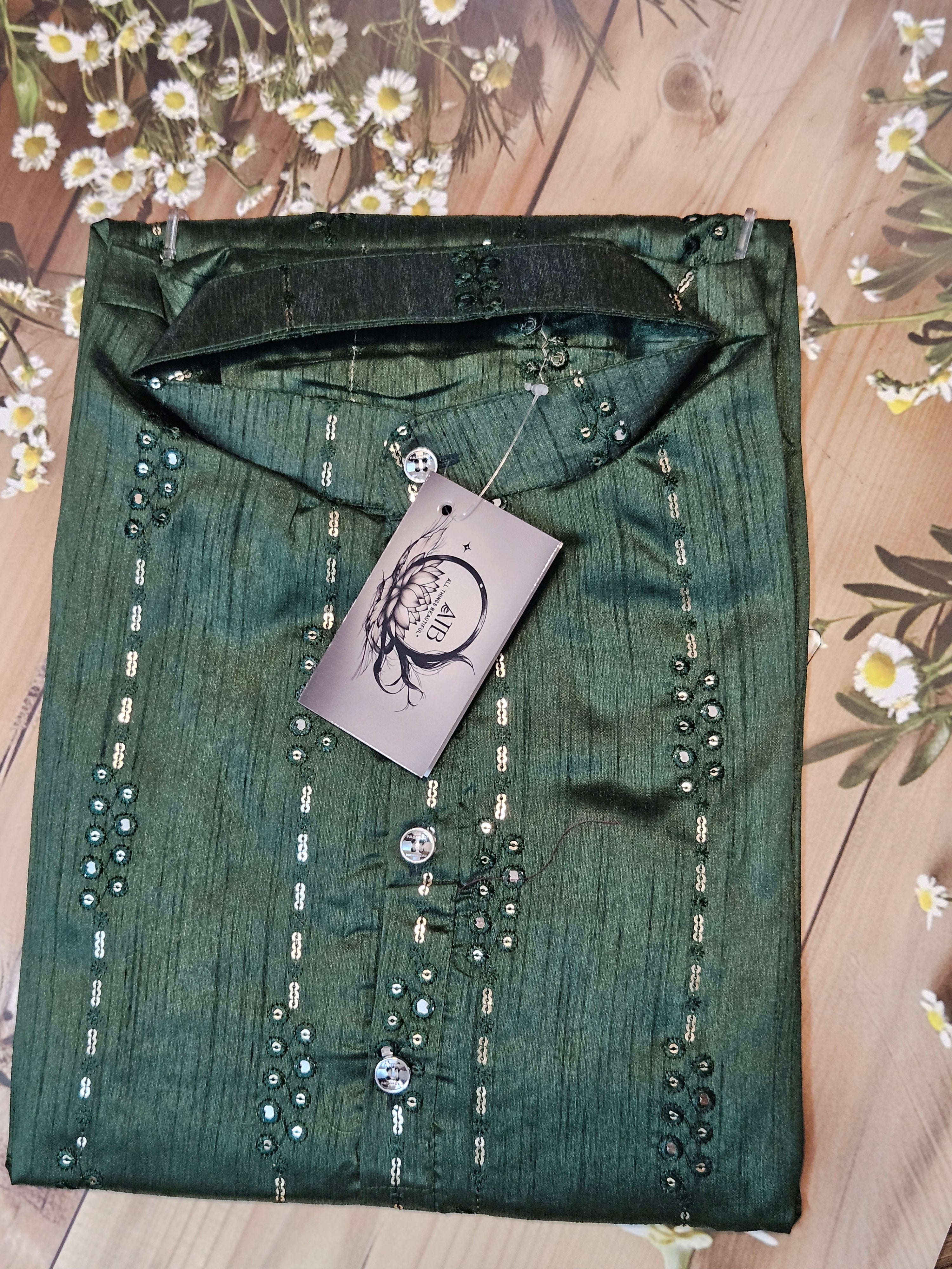 Men's Full sleeve Long Kurta - Silk - ATB - All things Beautiful ✨️