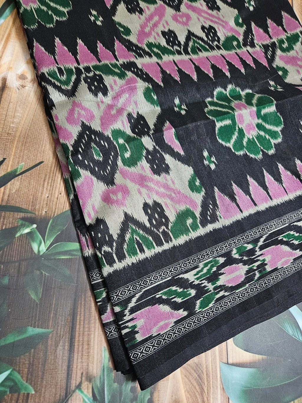 Bhagalpuri Tussar Silk Sarees with Ikkat Print - Elegant ATB Collection ✨️ - All things Beautiful ✨️