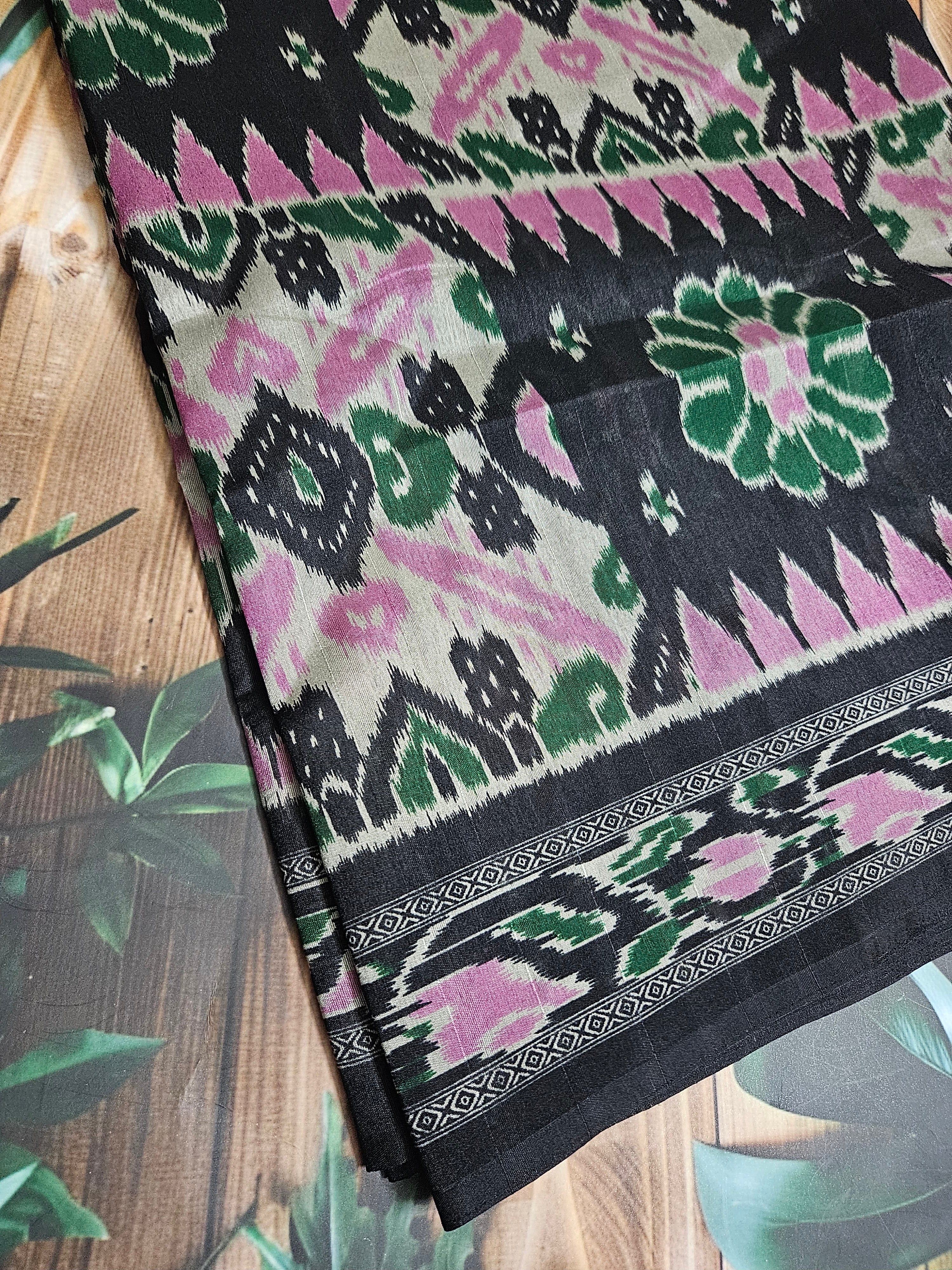 Bhagalpuri Tussar Silk Sarees with Ikkat Print - Elegant ATB Collection ✨️ - All things Beautiful ✨️
