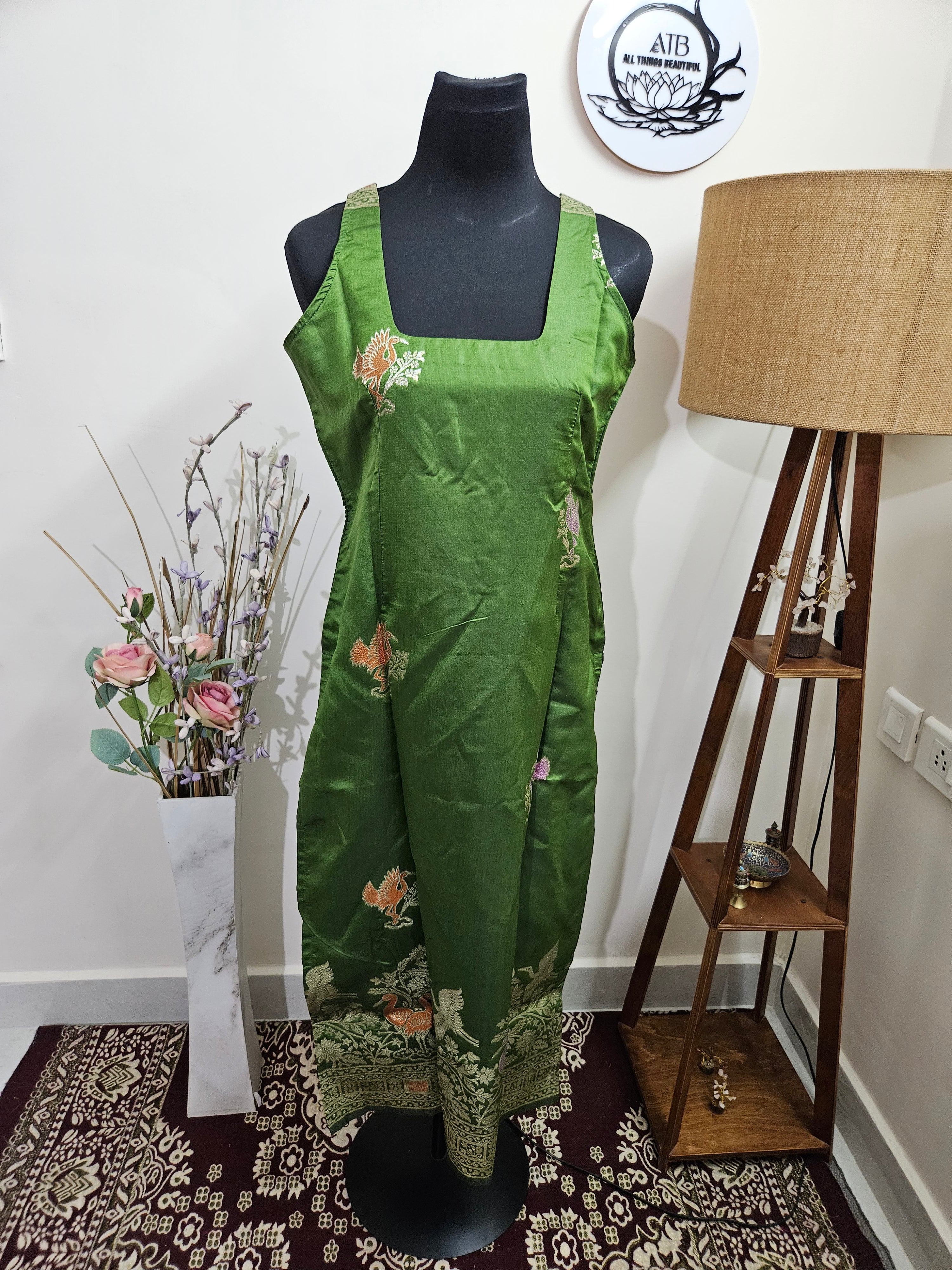 Designer wear - Sleeveless bird Kurta - ATB ✨️ - All things Beautiful ✨️