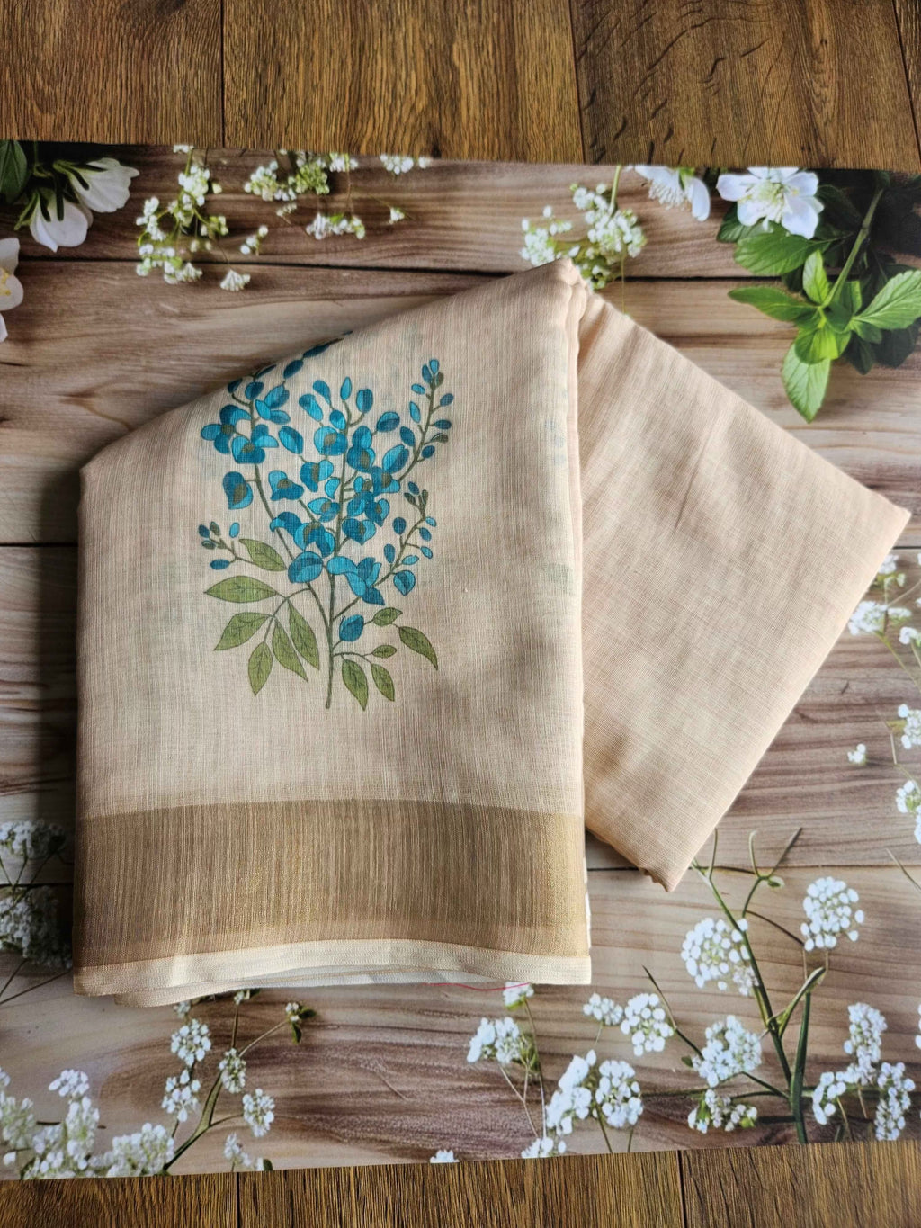Butterfly bush - Linen Sarees - ATB - All things Beautiful ✨️