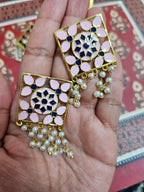 Meenakari Jaipur earrings - Fashion Jewellery- ATB ✨️ - All things Beautiful ✨️
