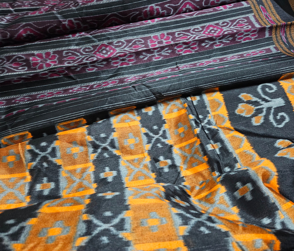 Bhagalpuri Tussar Silk Sarees with Ikkat Print - Elegant ATB Collection ✨️ - All things Beautiful ✨️