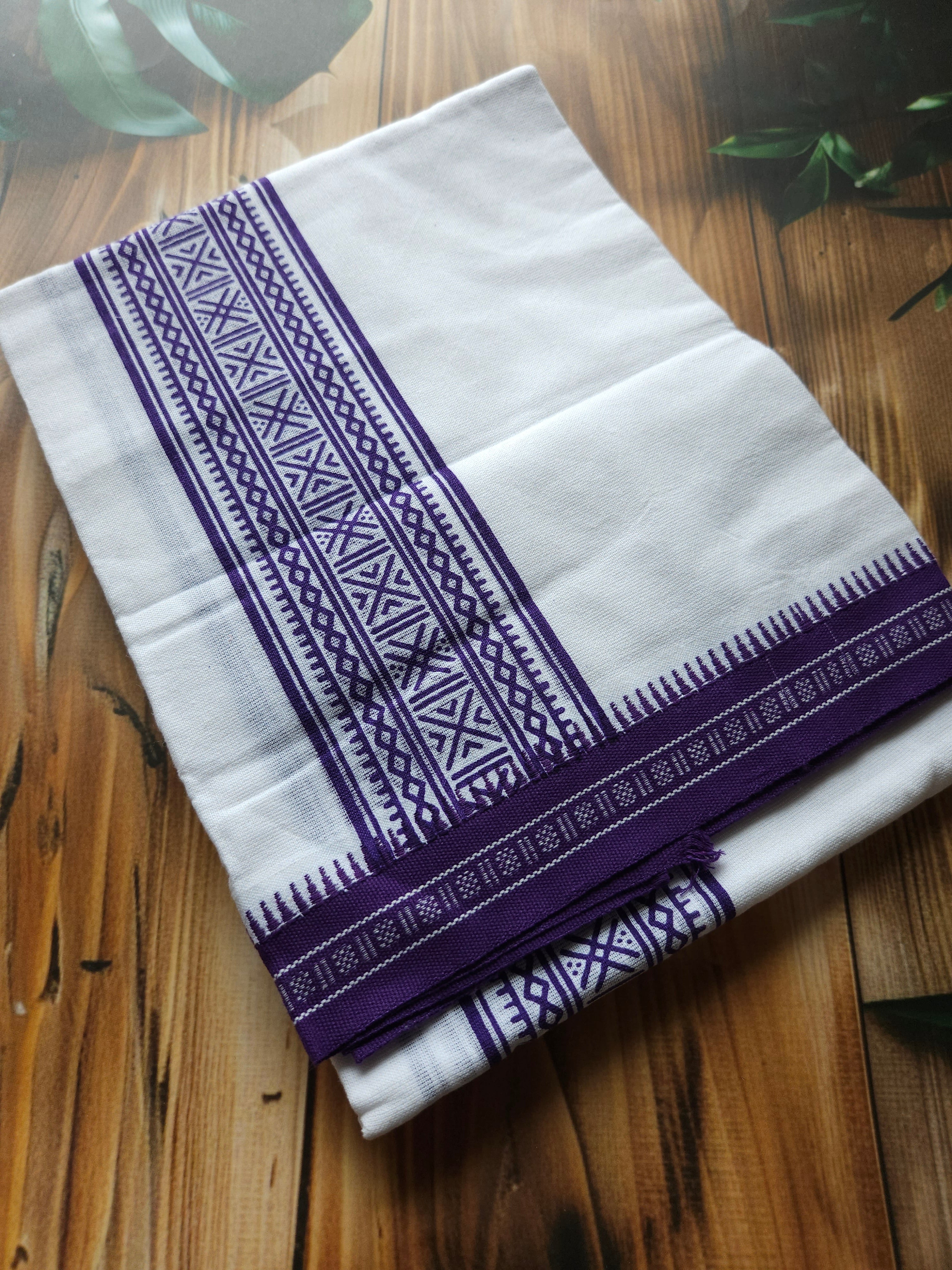 Handblock Printed Mundu - Men's wear - ATB - All things Beautiful ✨️