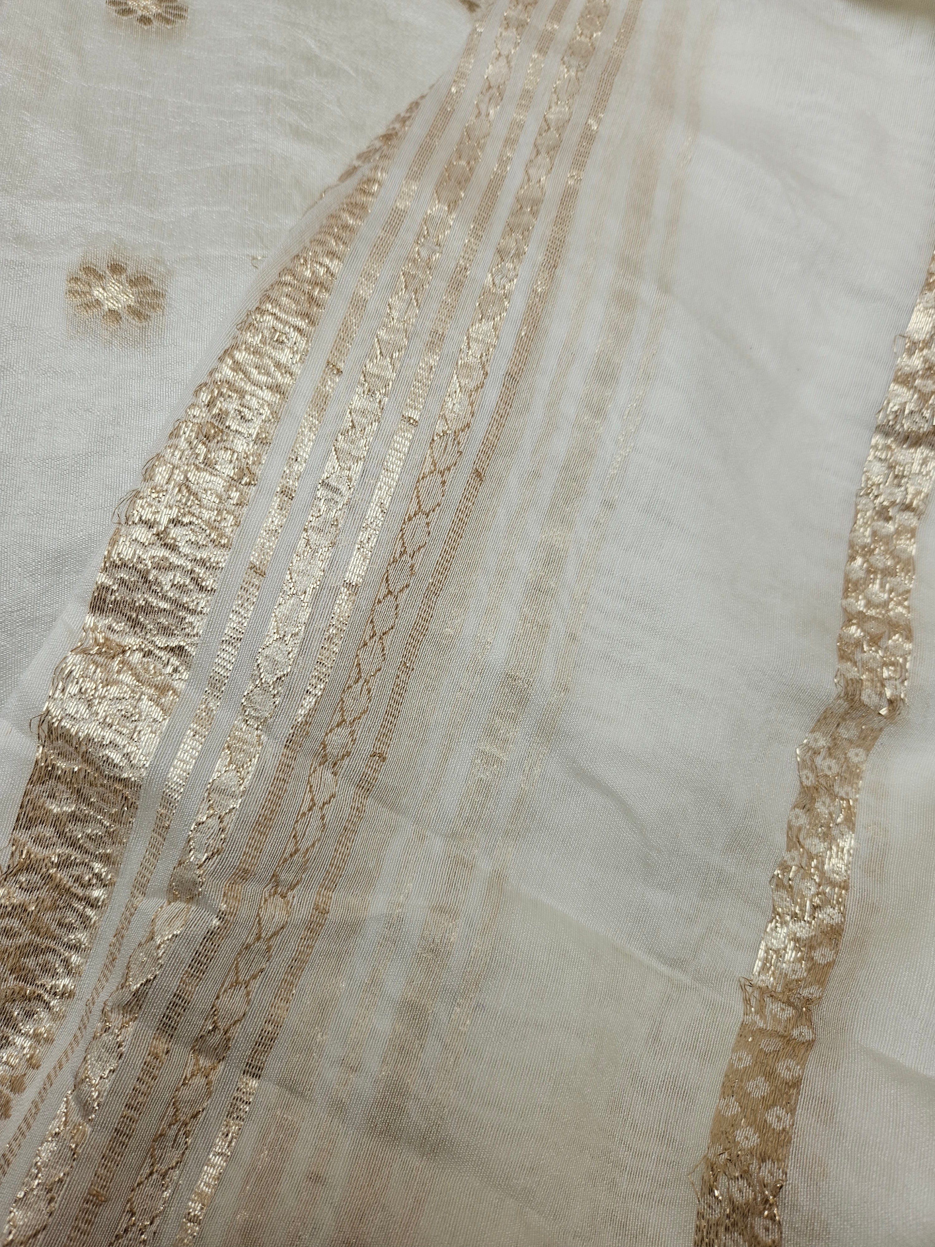 Banarasi Unstitched material - dual shade weaving - ATB ✨️ - All things Beautiful ✨️