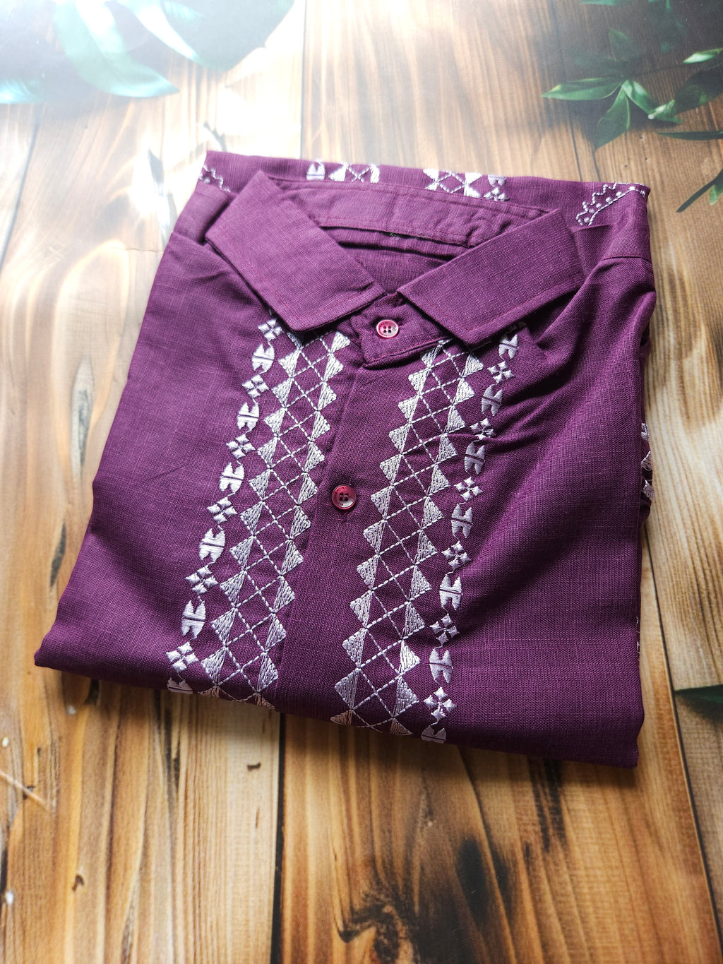 Men's Embroidered Festive Shirt - Perfect Attire for Celebrations - ATB - All things Beautiful ✨️