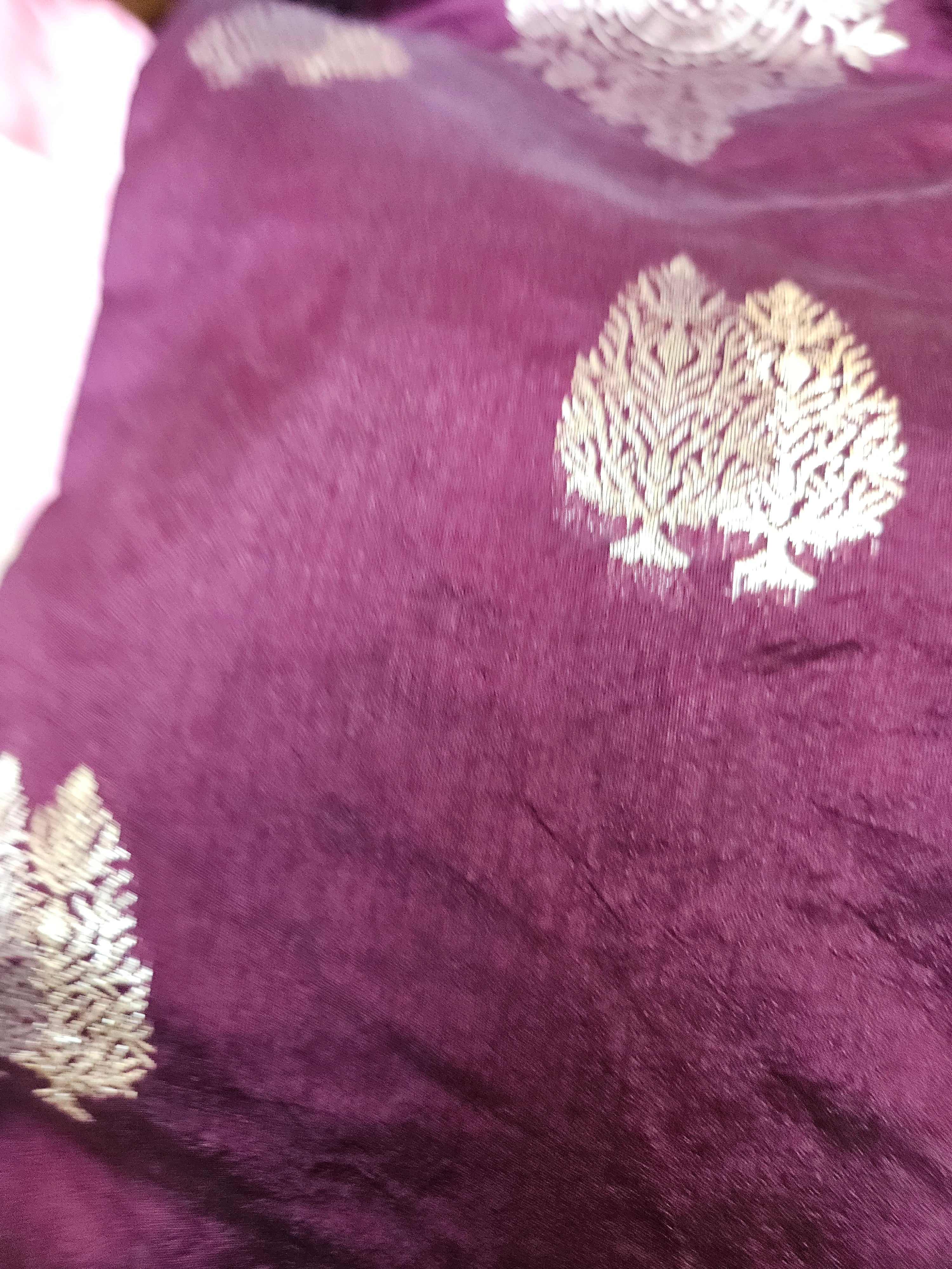 Banarasi Unstitched material - dual shade weaving - ATB ✨️ - All things Beautiful ✨️