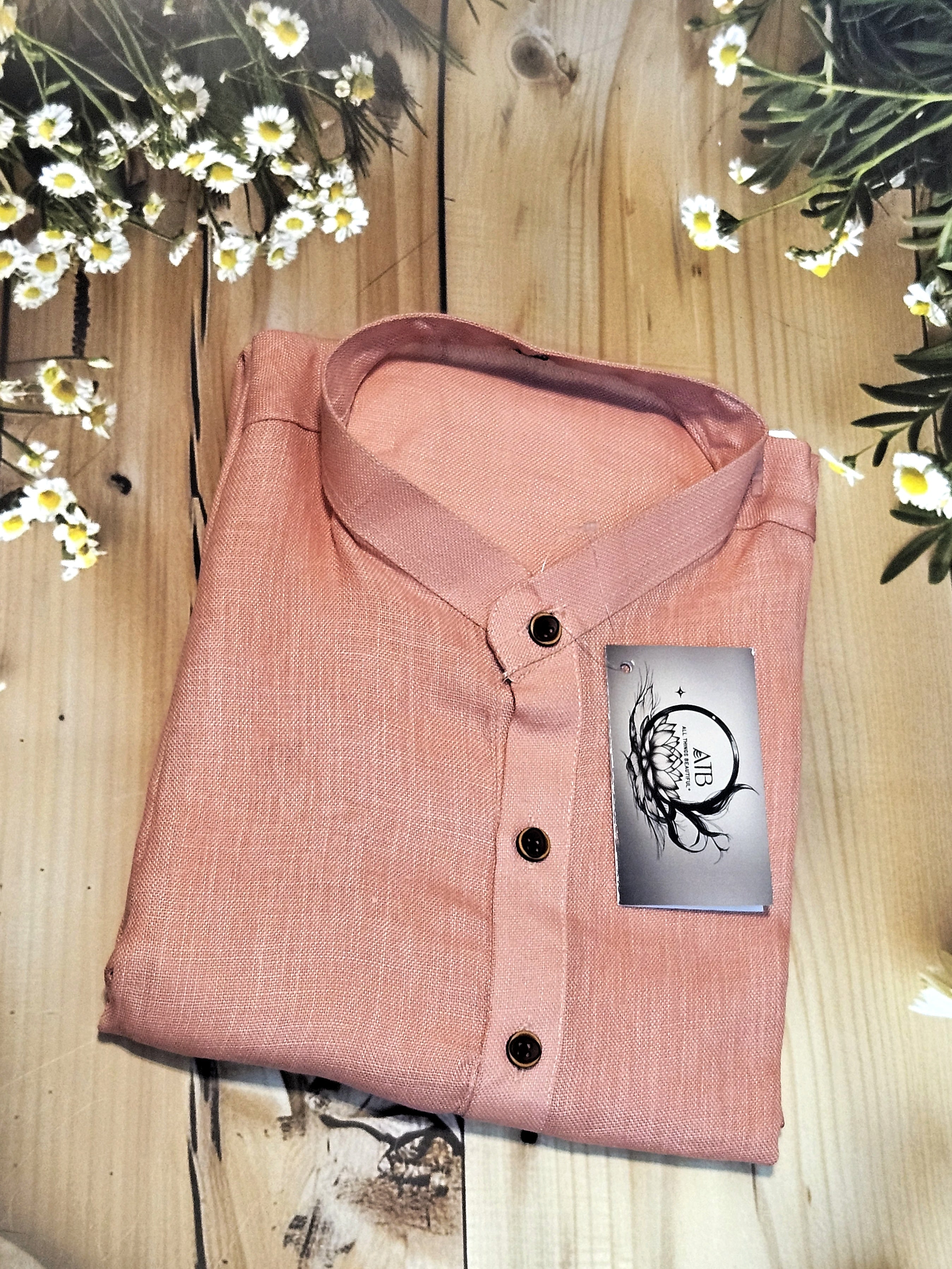 Men's Short Kurta - Full Sleeves - ATB - All things Beautiful ✨️