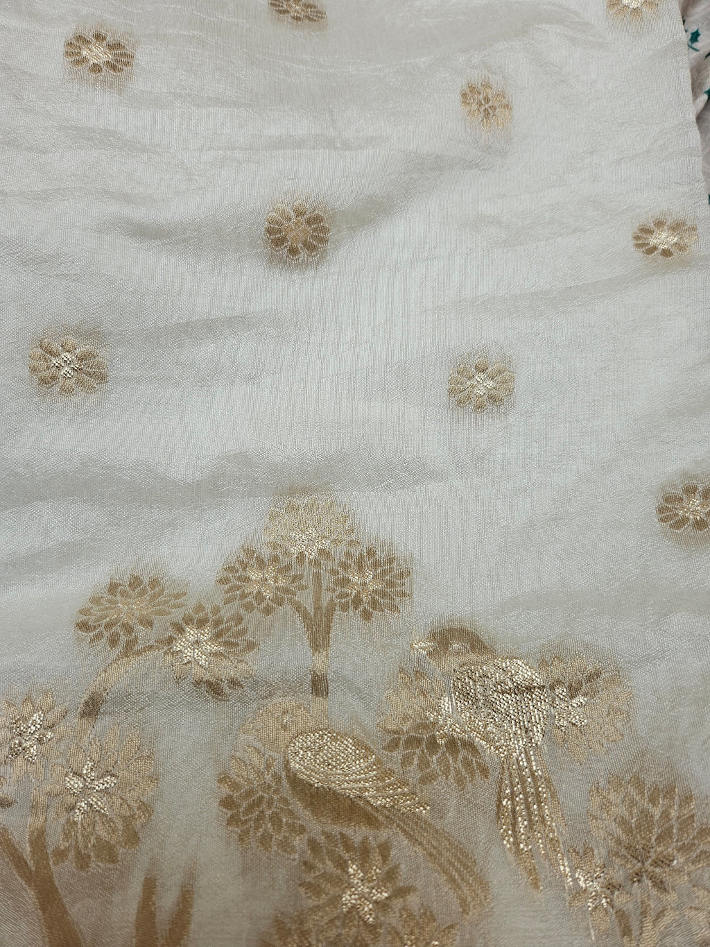 Banarasi Unstitched material - dual shade weaving - ATB ✨️ - All things Beautiful ✨️