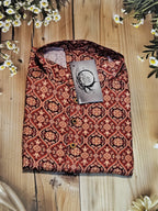 Men's Jaipur Print Short Kurta - Full Sleeves - Stylish Attire from ATB - All things Beautiful ✨️