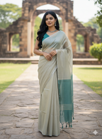Metallic shade shimmer - Tissue Saree - ATB ✨️ - All things Beautiful ✨️