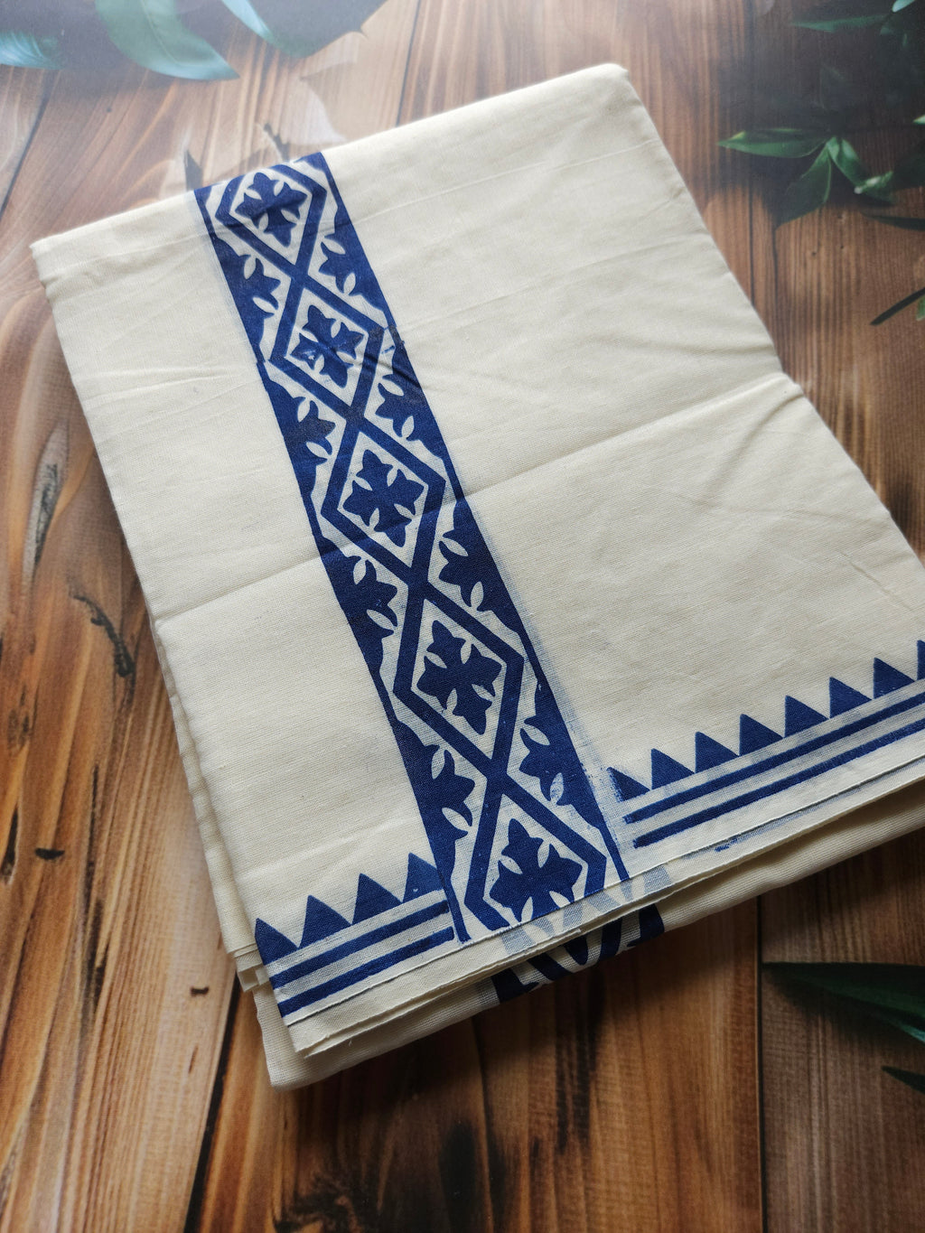 Handblock Printed Mundu - Traditional Men's Wear for Comfort and Style - All things Beautiful ✨️