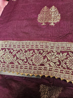 Banarasi Unstitched material - dual shade weaving - ATB ✨️ - All things Beautiful ✨️