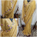 Crushed tissue sarees - ATB ✨️ - All things Beautiful ✨️