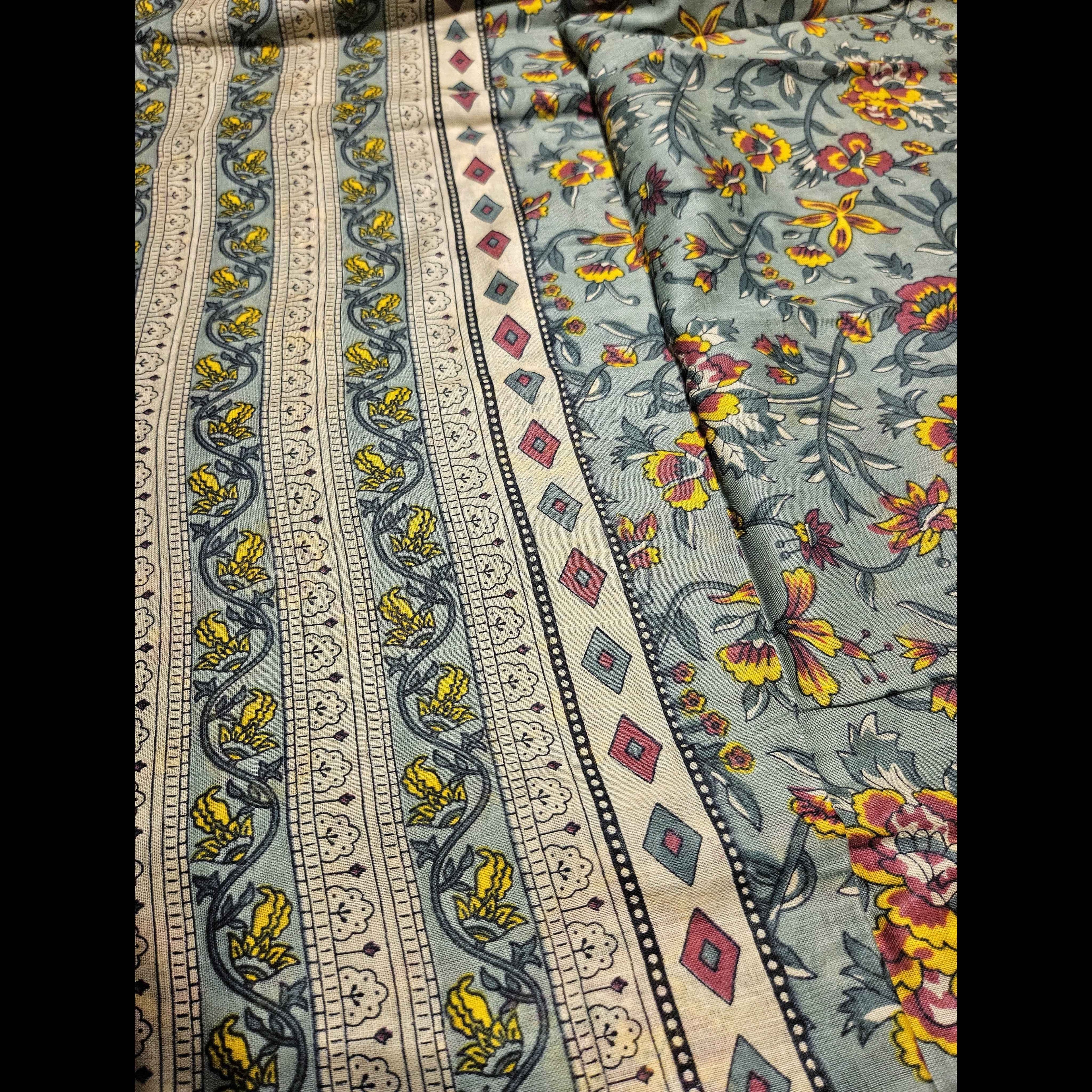 Mul Cotton Jaipur Print Sarees - Elegant ATB Collection of Jaipur Print Mul Cotton Sarees - All things Beautiful ✨️