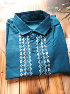 Men's Embroidered Festive Shirt - Perfect Attire for Celebrations - ATB - All things Beautiful ✨️