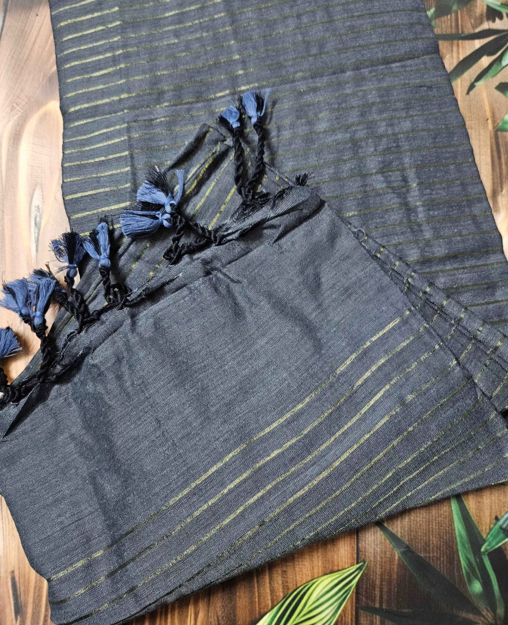 Khadi Cotton Striped Sarees by ATB ✨️ - All things Beautiful ✨️